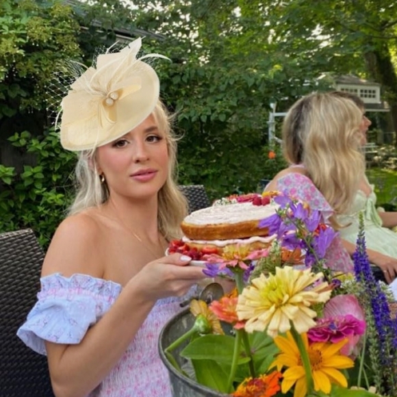 NEW! Cream Kentucky Derby Fascinator Hat - Picture 4 of 4